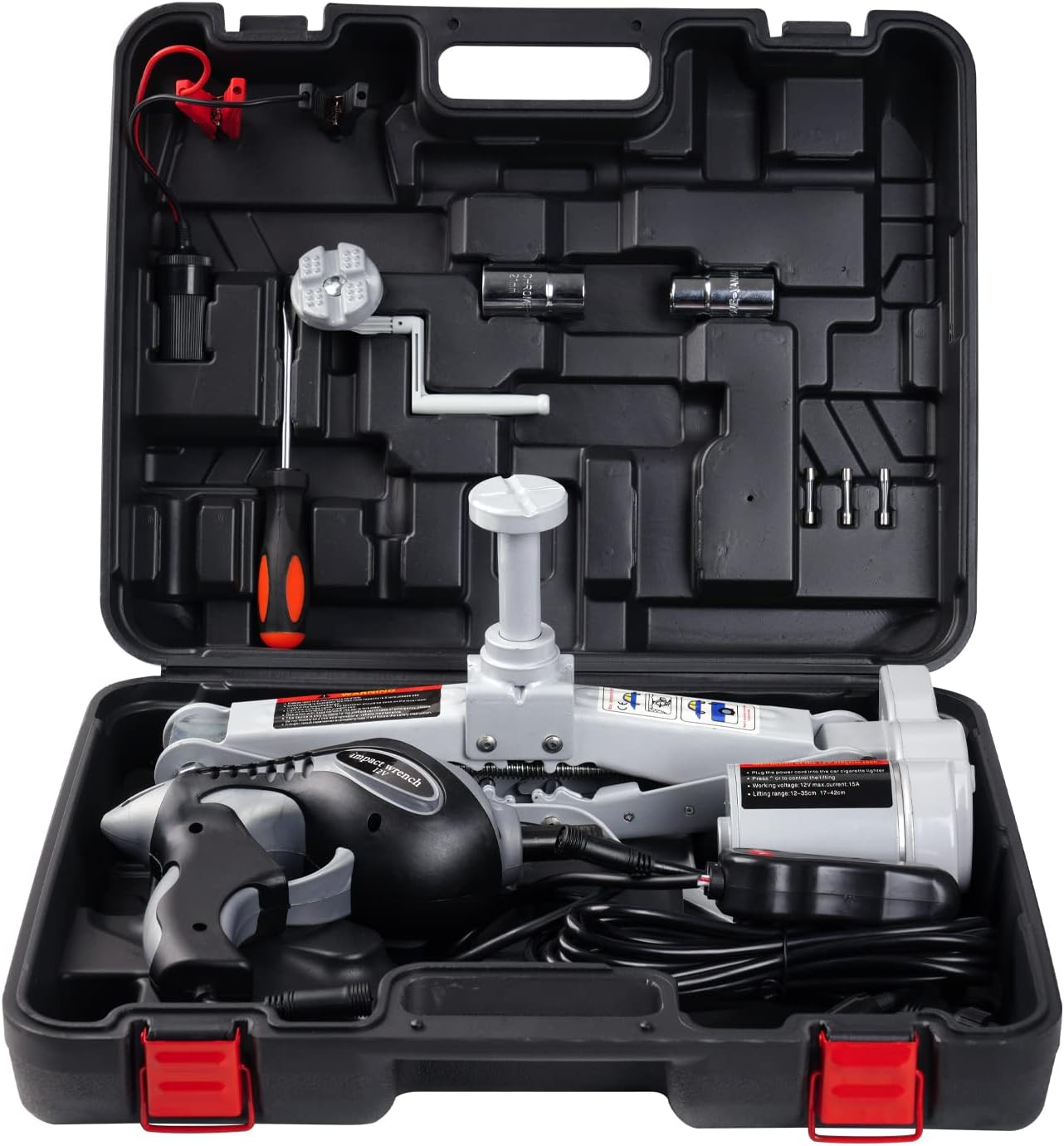 FEANISIFEI Electric Car Jack Kit 3 Ton 12V Electric Car Jack with