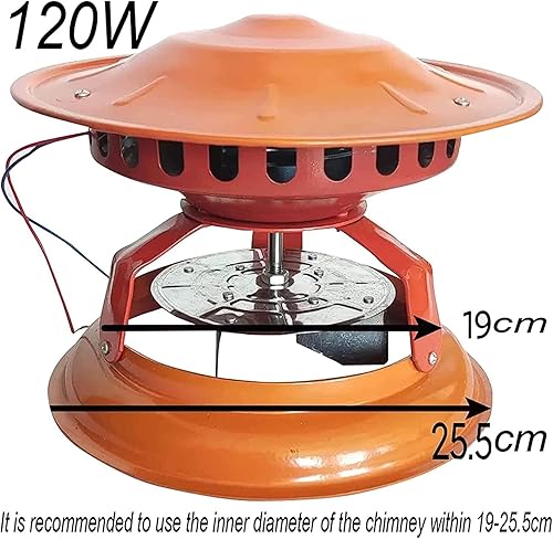 Miniatura 2 de Ventilador de chimenea de 120 W, Ventilador de inducción de chimenea, Ventilador, Escape de chimenea, Máquina de humo, Escape de chimenea de techo