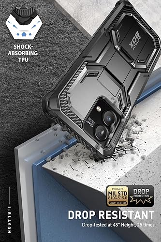 Miniatura 3 de i-Blason Armorbox Lite - Funda para Moto G Stylus 5G (versión 2023) no para versión 4G20222021, 2 protectores de pantalla de vidrio templado Funda