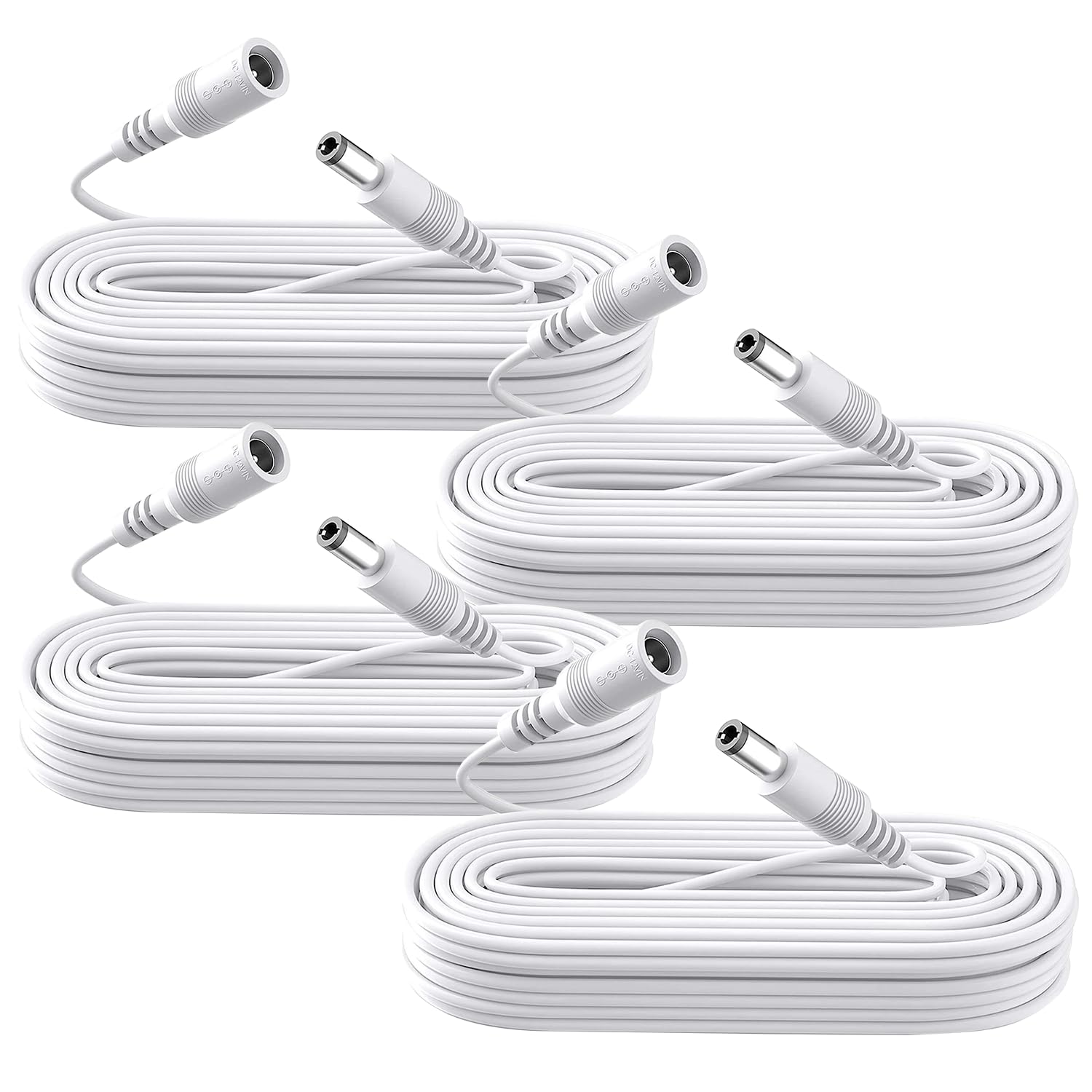 Câble d'extension d'adaptateur d'alimentation CC 12V avec connecteurs sans perte - 8
