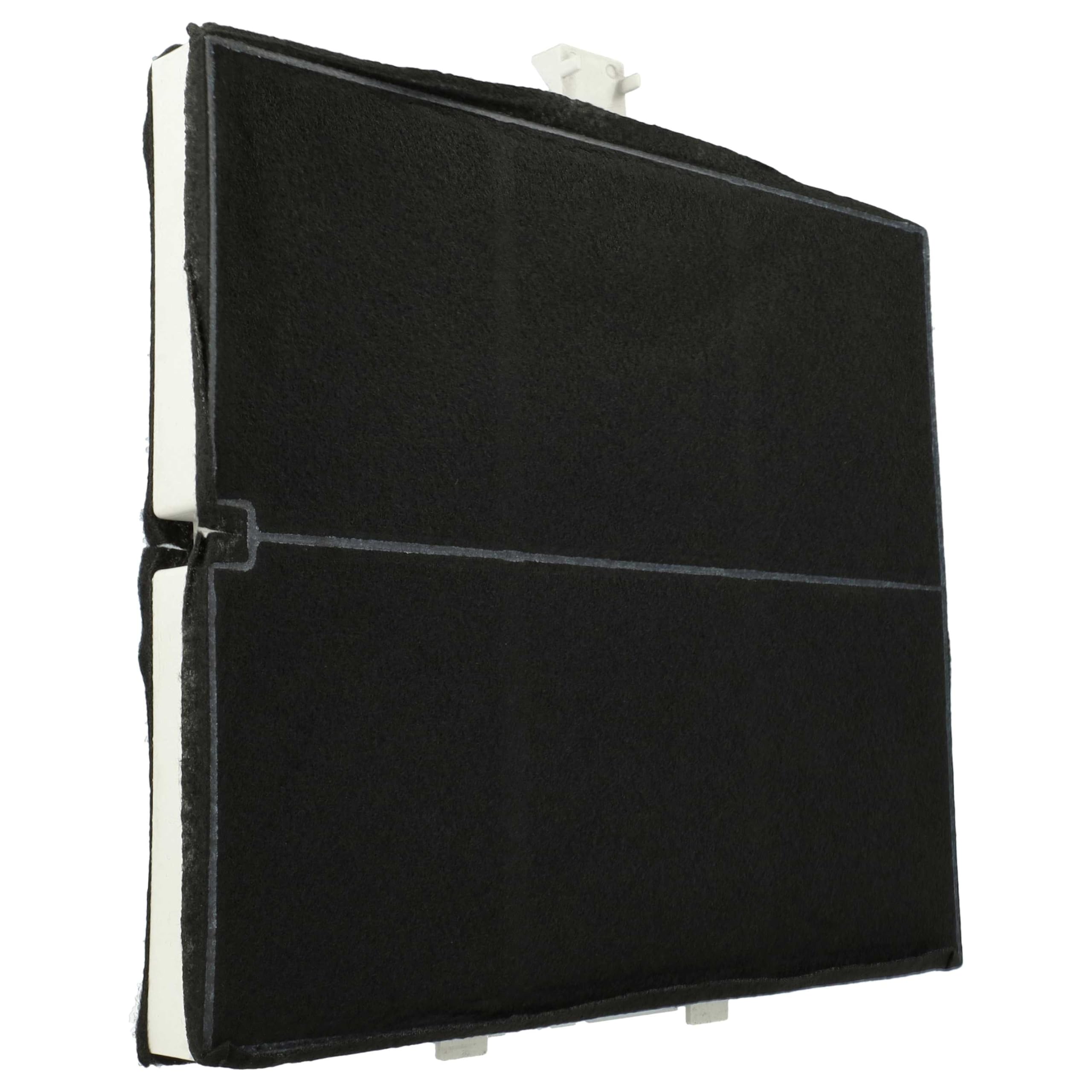 vhbw 2x filtro de carbón activado compatible con Balay 3BD873XP | 3BD891XP, 3BD892AP, 3BD892XP, 3BD893XP campanas cocina - 25,5 x 22,5 x 2,3 cm