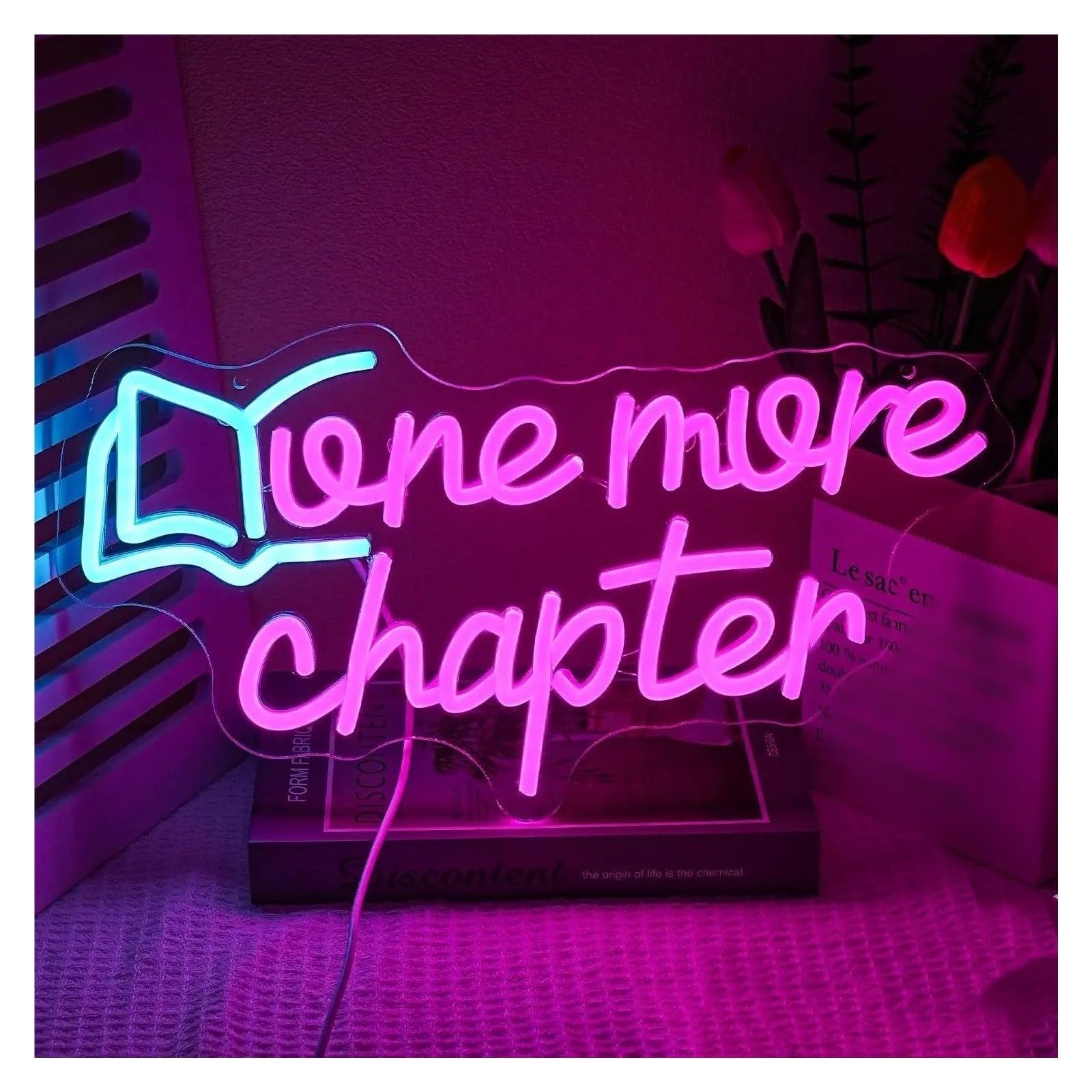 Insegna al Neon Insegna Al Neon"One More Chapter"