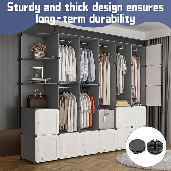 20 PCS Storage Cube Connectors, Wire Cube Storagge Shelves Cubes C&C Grid Connectors Cubes Storagge Connectorss, Wirre Grid Storage Accessories for Closet Storagee Organizer