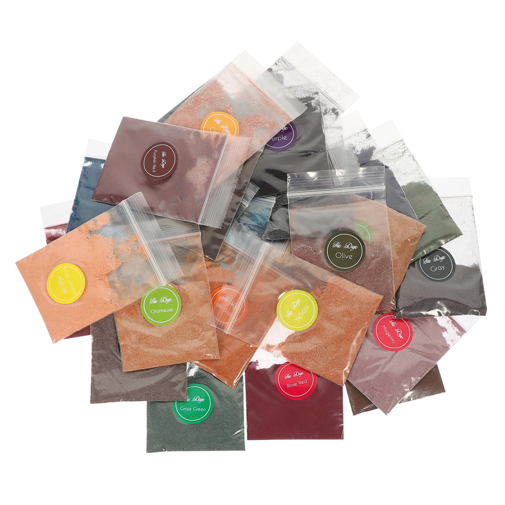 Homoyoyo 32bolsas Traje Teñido Anudado Polvo Para Teñir Paquete De Recarga De Polvo Para Teñir De Colores Vibrantes Para Fiesta De