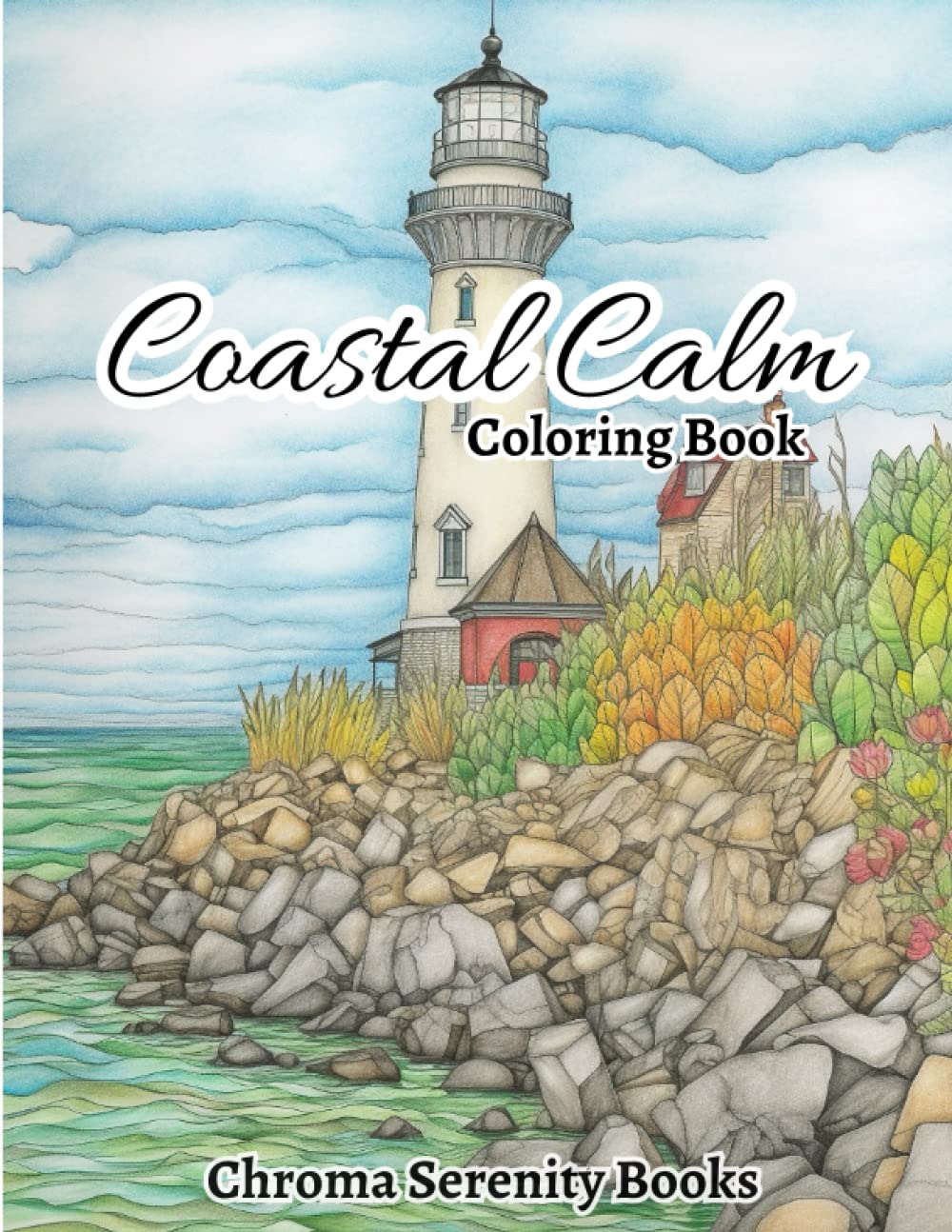 Coastal Calm Coloring Book: An Adult Coloring Book Featuring Relaxing Beach & Ocean Scenes
