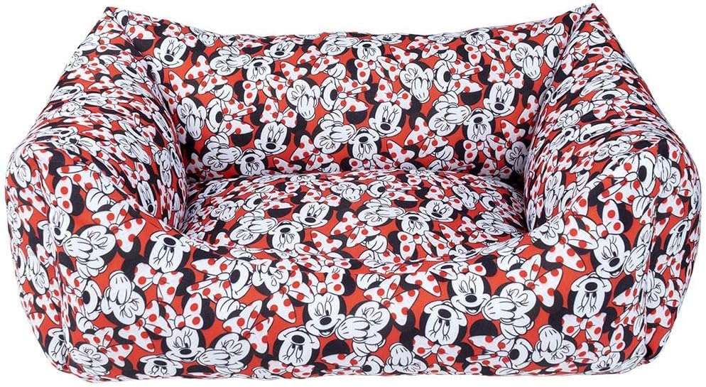 Cerdá - for Fan Pets - Thermal Bed for Dogs with High Edges and Main Figure Printed by Minnie | Heat-Insulating Fabric Ideal for Fan Pets - Officially Licensed Disney
