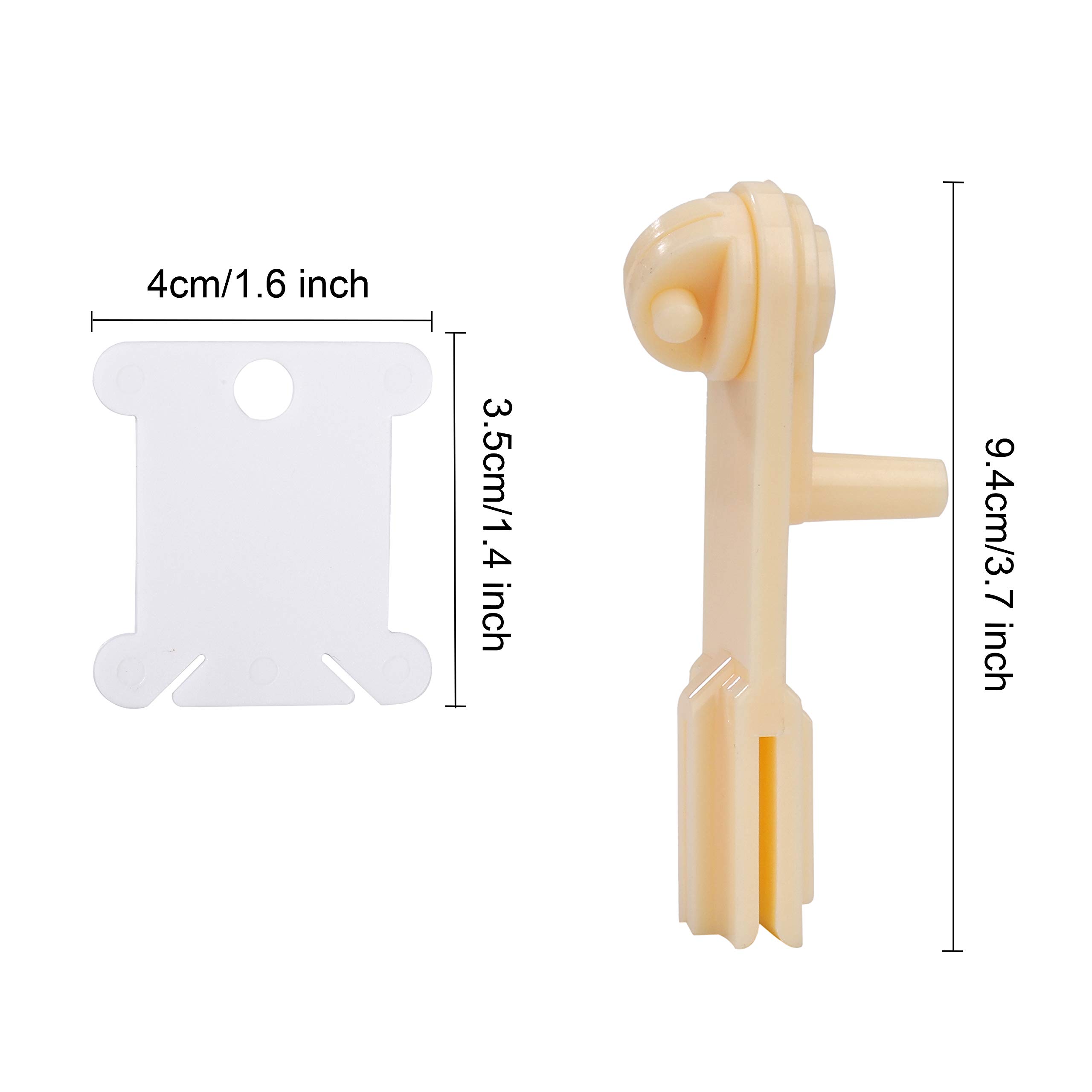 Sgerste Bois Naturel Anglaise Formes Support Vierge Carton Bobines De Fil à Broder Fil De Coton Organiseur De Ligne De Pêche Bobine Support Board DIY