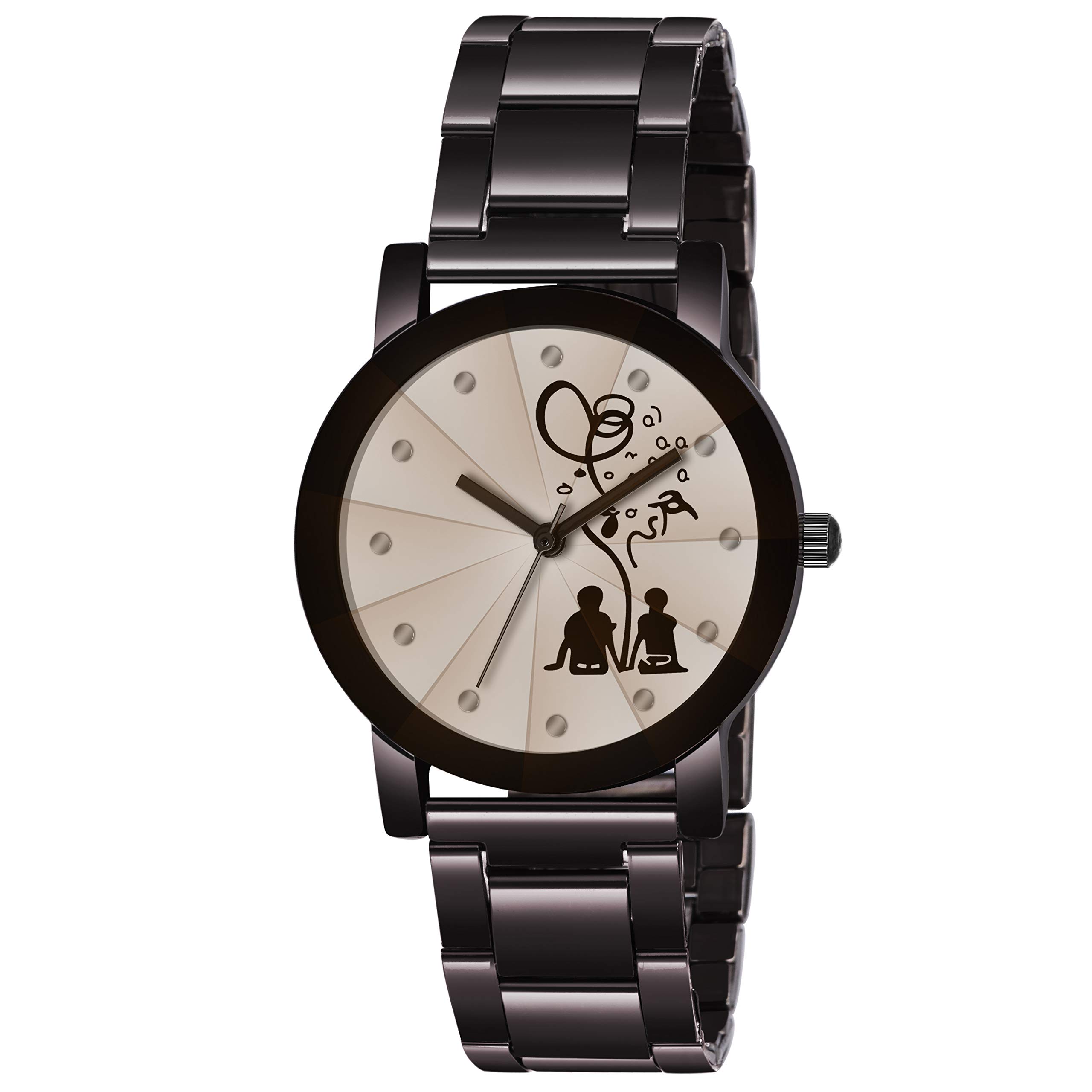 Talgo White Dial Analogue Watch for Women & Girls - Crystal-Sitting Couple-Women (B07VW6L31G) Amazon Price History, Amazon Price Tracker