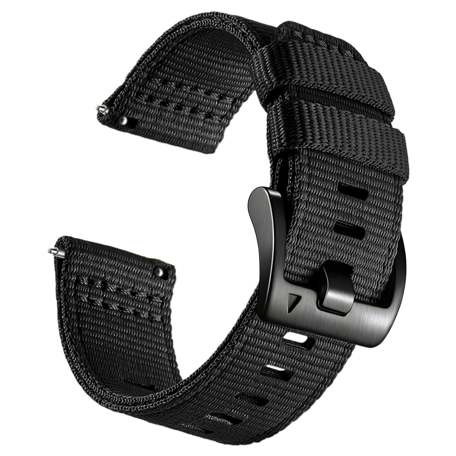 Gugobit 22mm Nylon Armband Kompatibel mit Garmin Venu 3/2/4/Vivoactive 4/Forerunner 255 265/Amazfit Balance/Bip 6 5/GTR 4/3/2 Armband,für Samsung Galaxy Watch 3 45mm/Huawei Watch GT 6/5/4/3/2 Pro 46mm