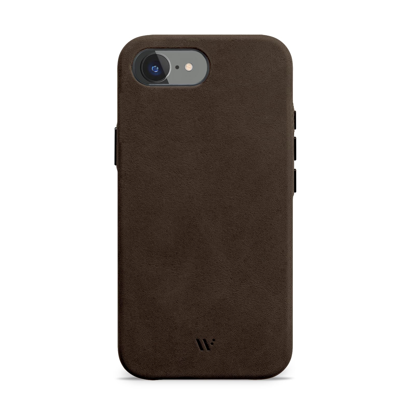 WIIUKA Funda para iPhone 16e, piel de Alemania, funda de piel extrafina, funda premium para teléfono móvil, funda Qi, marrón vintage