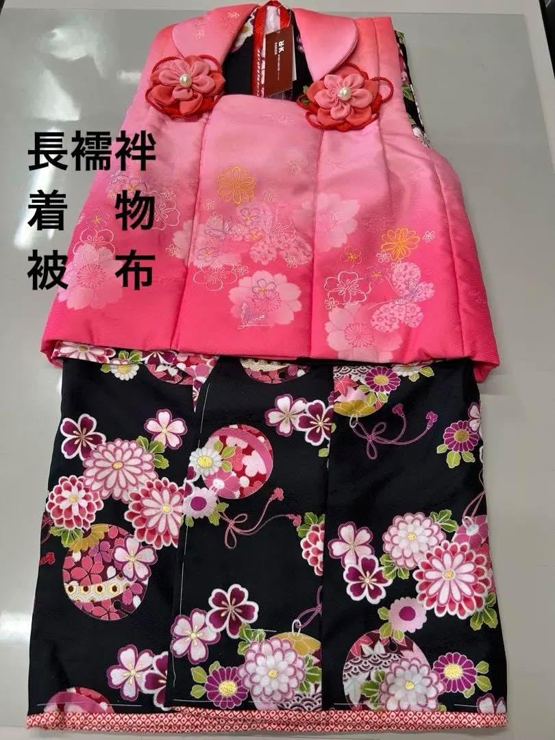 リョウコキクチの七五三着物と正絹被布セット 七五三 3歳 着物 女の子