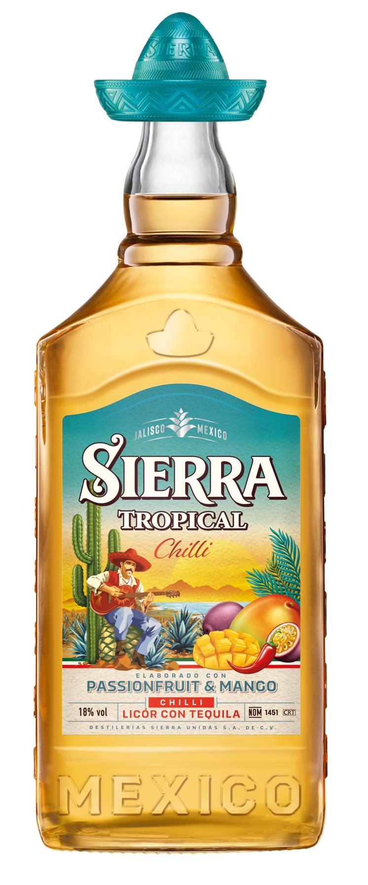 Sierra Tequila Liqueur, Tropical 70cl