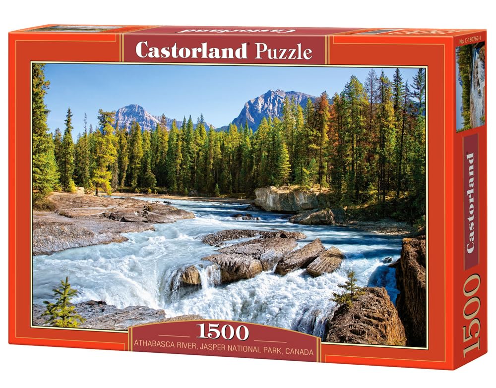 CSC150762 Hobby Panoramic Athabasca River, Jasper National Park, Canada. Jigsaw Puzzle, 1500 Pieces Set, Multicolour