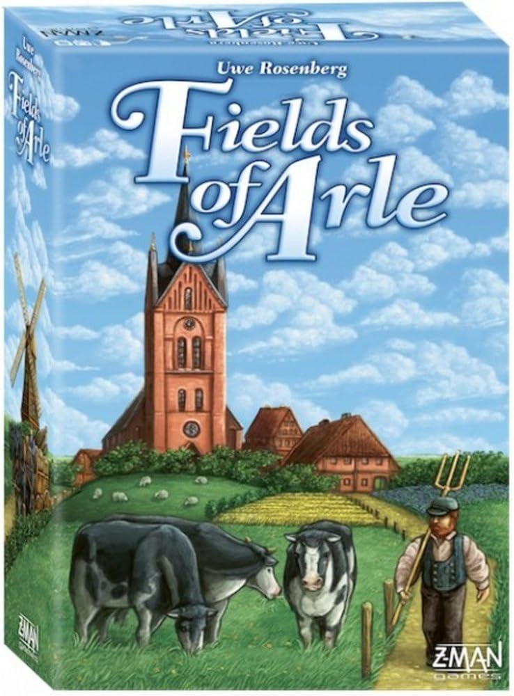 Asmodee Feuerland Spiele | Fields of Arle | Board Game | Ages 14+ | 1-2 Players | 60-120 Minutes Playing Time