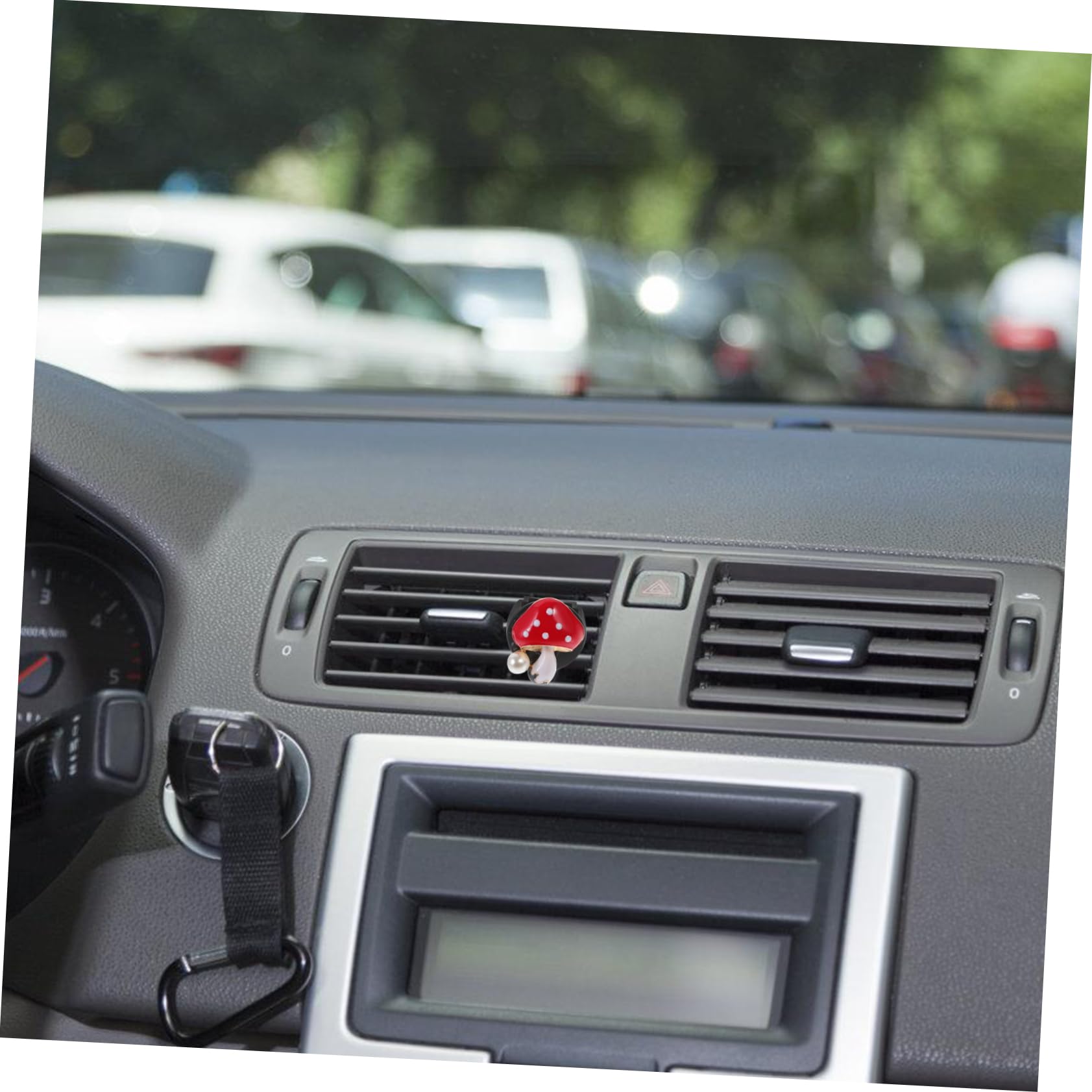 SOLUSTRE 16pezzi Clip Decorativa per Auto Forma di Fungo da Profumatori per Bocchette Aria Decorazione Interni Auto Carina e Stile Elegante Fragranza Adatta per Qualsiasi Occasione