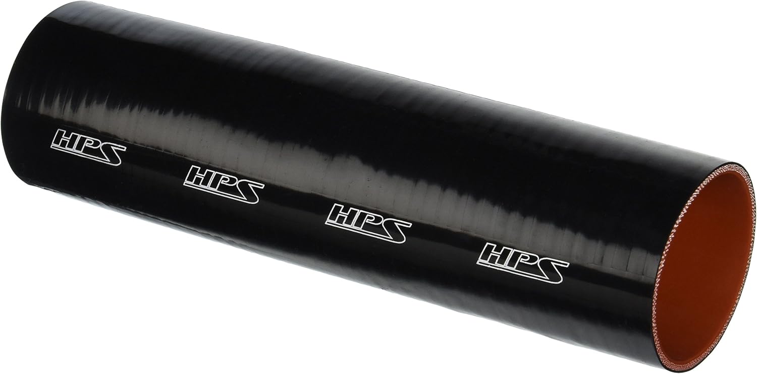 HPS HTST-300-BLUE Silicone High Temperature 4-ply Reinforced Tube Coupler Hose, 50 PSI Maximum Pressure, 12" Length, 3" ID, Blue