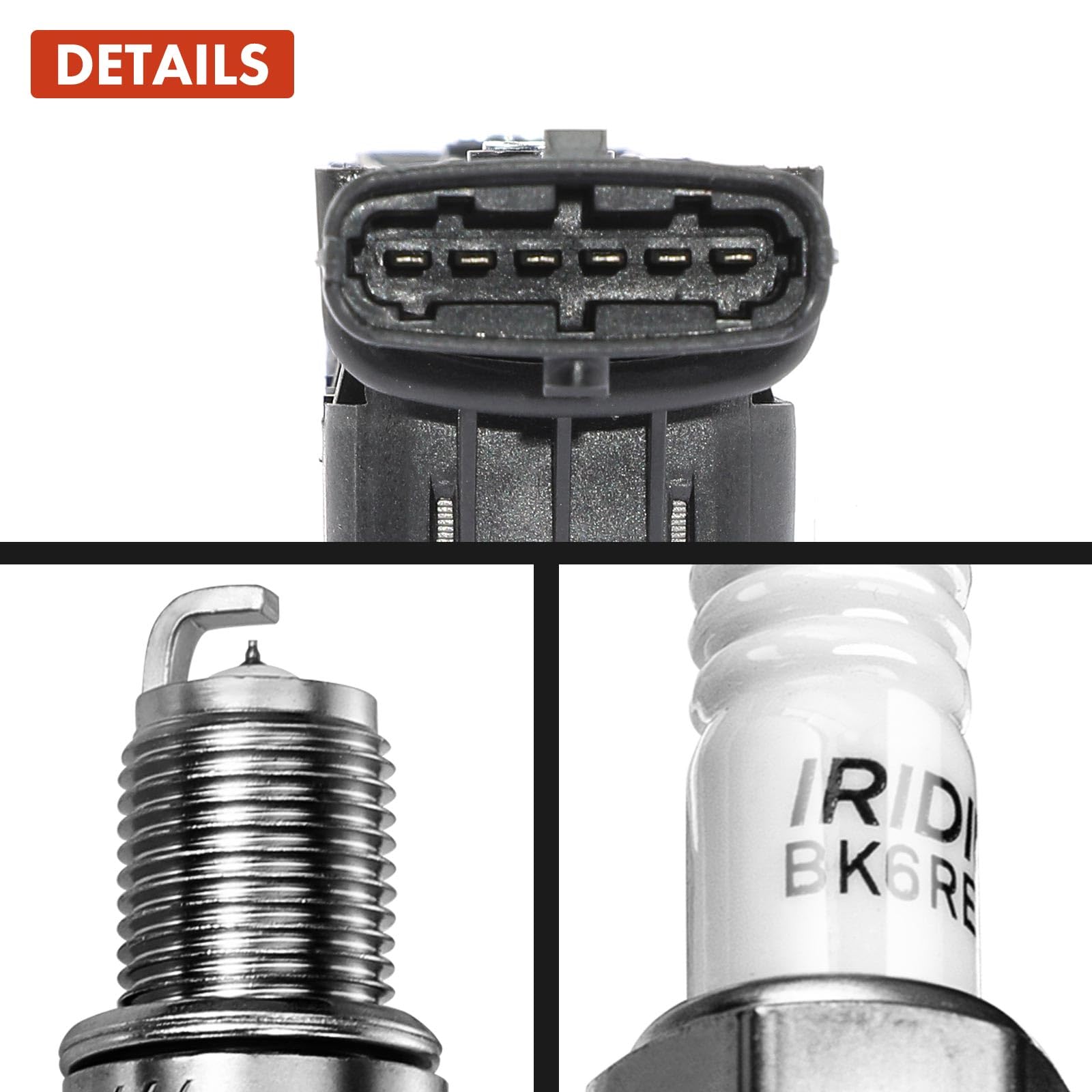 Frankberg Bobina di accensione Modulo di accensione Benzina Compatibile con Corsa D S07 1.2L Corsa D S07 1.4L Astra H Caravan A04 1.4L Meriva X03 1.4L Astra H A04 1.4L Replace# 1208020