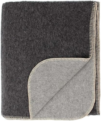 Manta gruesa de lana de alpaca  Manta pesada de lana de alpaca para acampar al aire libre o usar en interiores  Mantas suaves de lana de alpaca