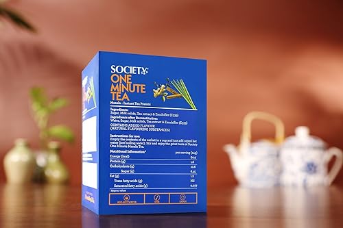 Miniatura 3 de Society One Minute Tea Premix - Sabor Masala, 10 sobres