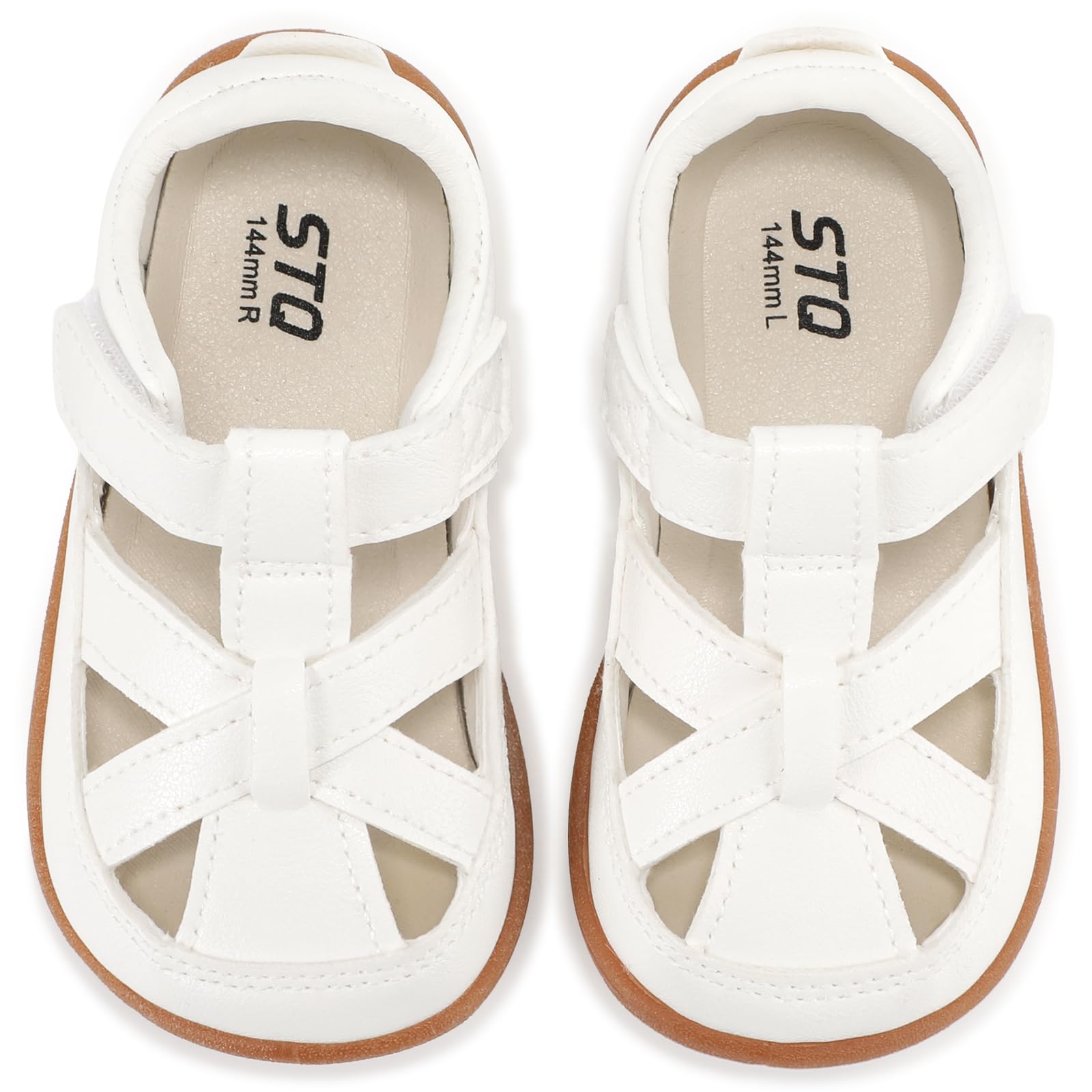 STQ Toddler Boy Girl Sandals Wide Toe Box Mary Jane