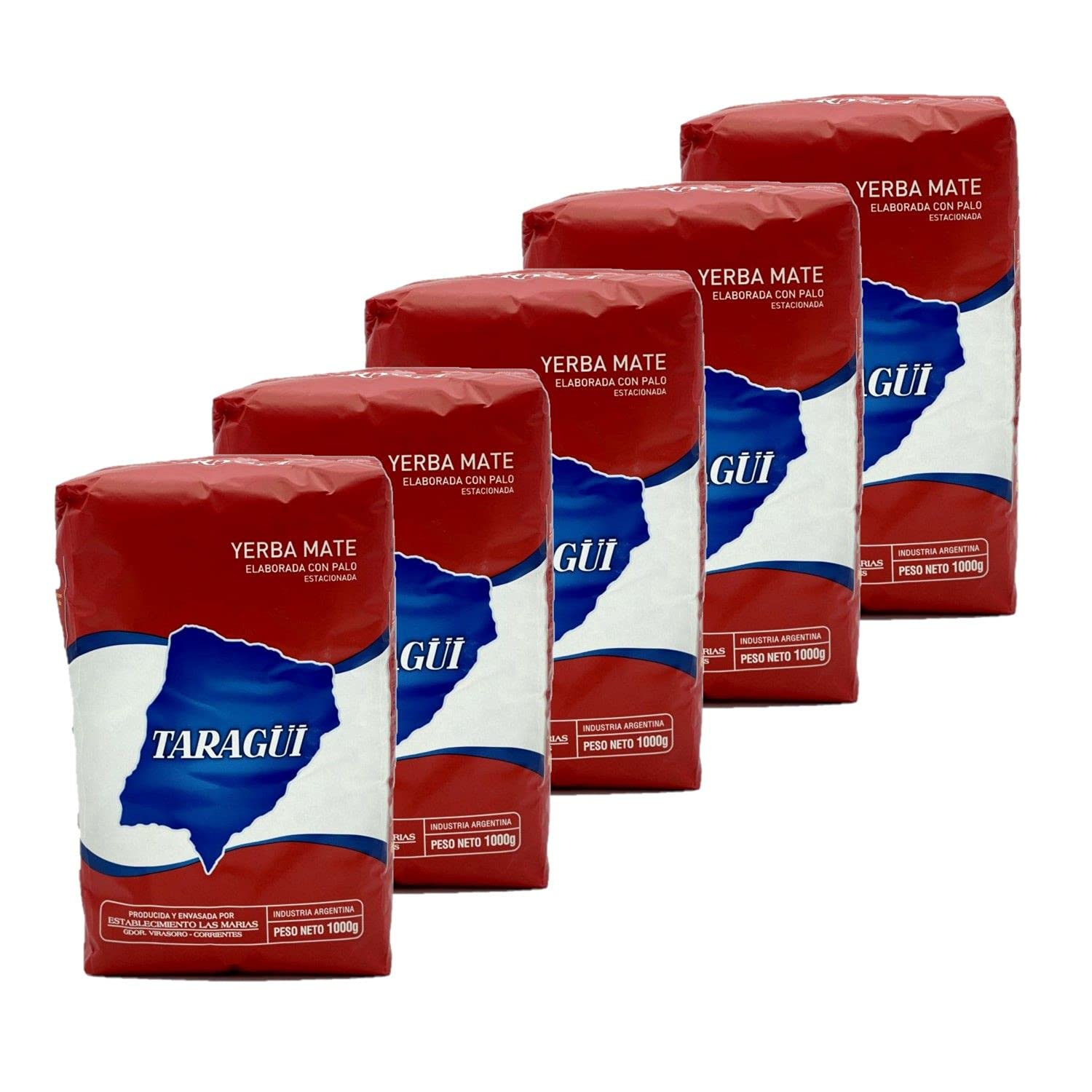 Set di 5 Yerba maté - Taragui - Confezione 1 kg