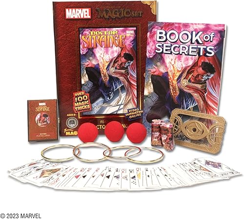 Fantasma Marvel's Multiverse of Magic Doctor Strange Magic Kit para niños y adultos  Juego de magia empaquetado dentro de una caja de almacenamiento