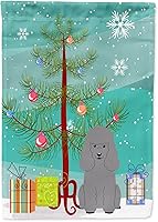 Vista 1155 de Caroline's Treasures BB4243GF Bandera de jardín con texto en inglés «Merry Christmas» con texto en inglés «Merry Christmas», bandera decorativa