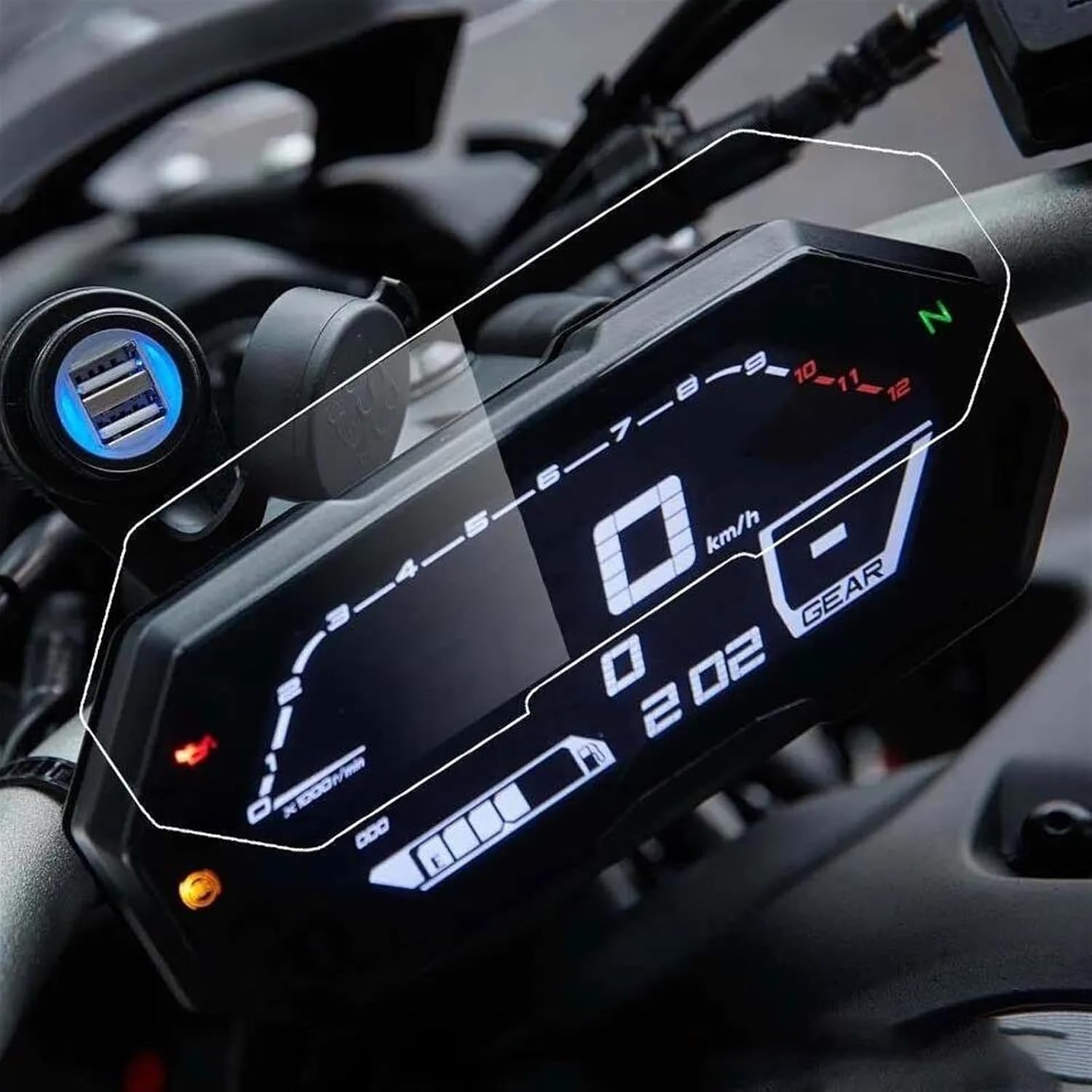 ダッシュボードスクリーンプロテクター ヤマハ用 トレーサー7 2021 2022 計器保護フィルムダッシュボードスクリーンプロテクタ