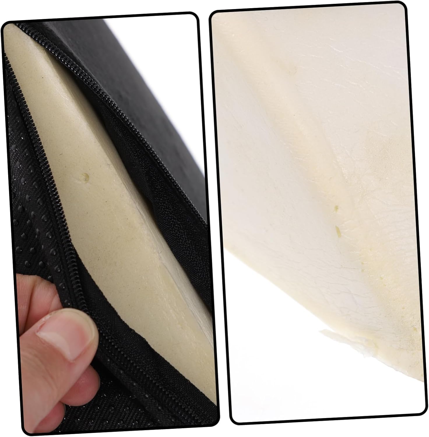 ERINGOGO Memory Foam Wedge Pillow for Lumbar Support Elastic Knee Pillow Washable Cover for Sleeping for Back Pain Relief and Elevated Support