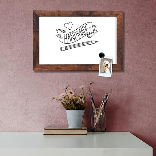 Miniatura 5 de TORASO Pizarra blanca de borrado en seco, pizarra blanca magnética para pared, oficina, escuela, hogar, tablero colgante para