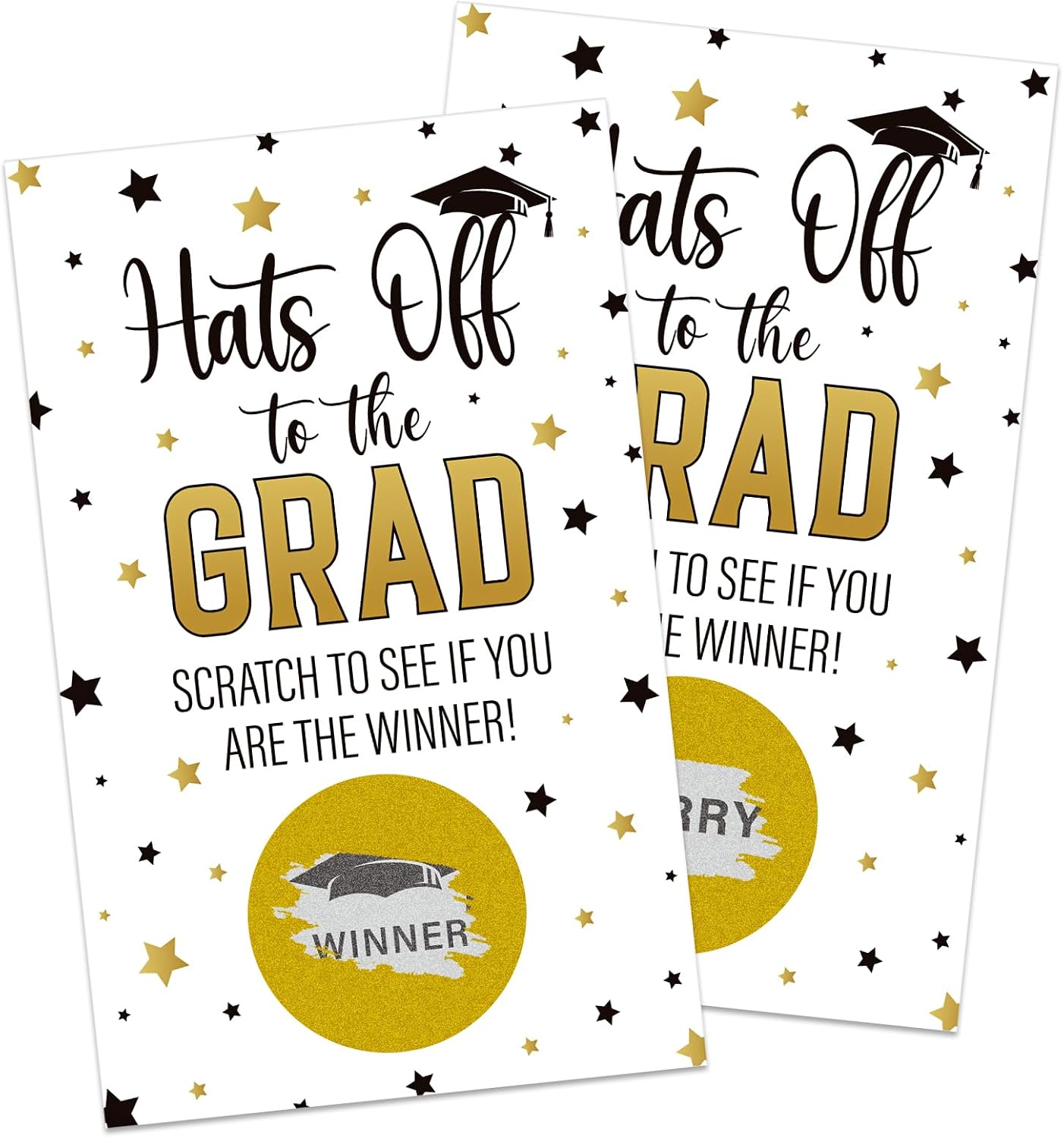 Congrats Raffle Amazon.com: GMEMNOV 36PCS Graduation Scratch Off Cards - Congrats Grad ...