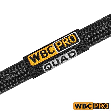 200 Foot - WBC-PRO-Quad Ultra-Silent Ultra-Flexible Balanced Star-Quad Cable with Neutrik Male & Female XLR Plugs & Black Tweed Jacket