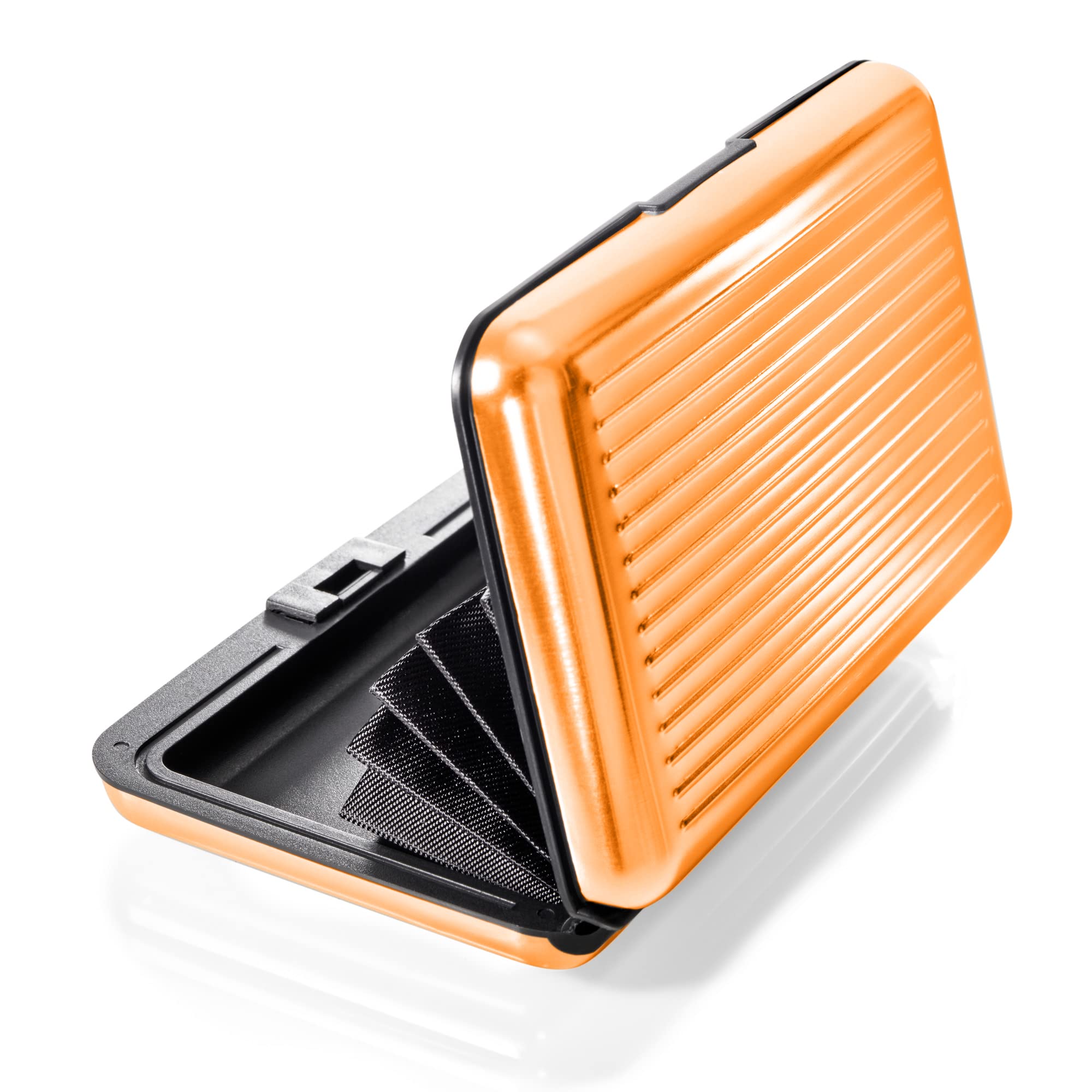 VALLET® Kreditkartenetui aus Aluminium | Ideal als Kartenetui & Visitenkarten Etuis | NFC & RFID Schutzhülle | Schützt Ihre EC-Karten vor unerlaubtem Auslesen | für Damen & Herren