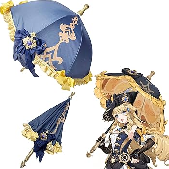 Amazon.co.jp: 原神 げんしん ナヴィア 傘 コスプレ 道具 晴雨傘 武器