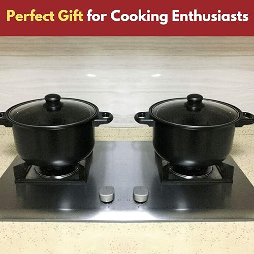 Miniatura 7 de Olla de alta calidad con tapa y colador de pasta, cacerola versátil, olla de sopa, olla de vapor o colador de pasta, olla de cocina con cesta