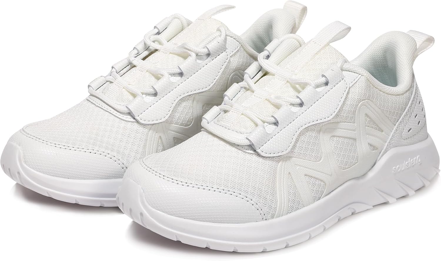 Soulsfeng Kids Tennis Shoes Lightweight Breathable Boys Running Shoe Fashion Walking Sneakers for Girls (Little Kid/Big Kid)