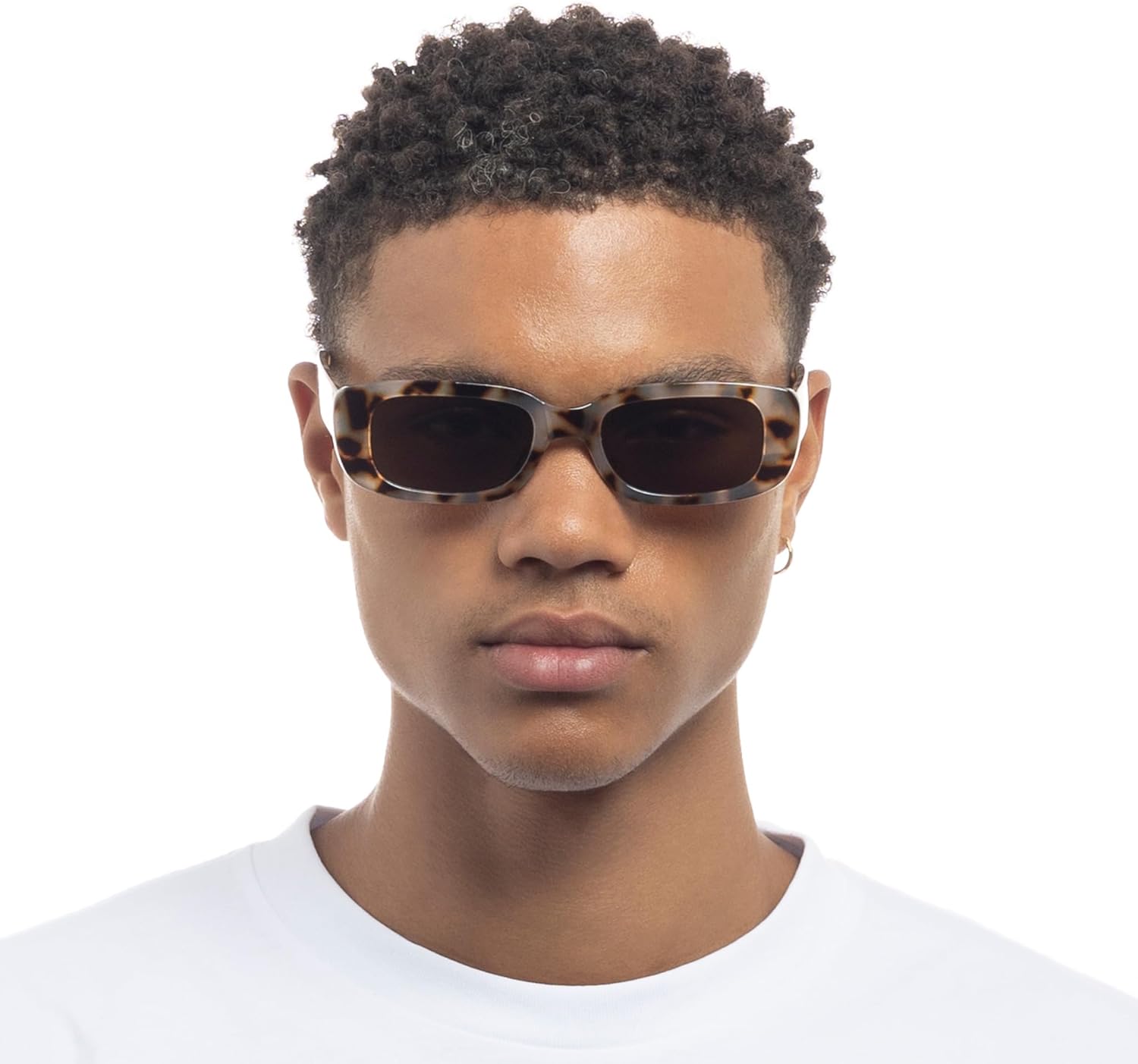 AIRE Ceres Sunglasses - Cookie Tort, Rectangle, Unisex, Sleek and Slimline Style - Image 12