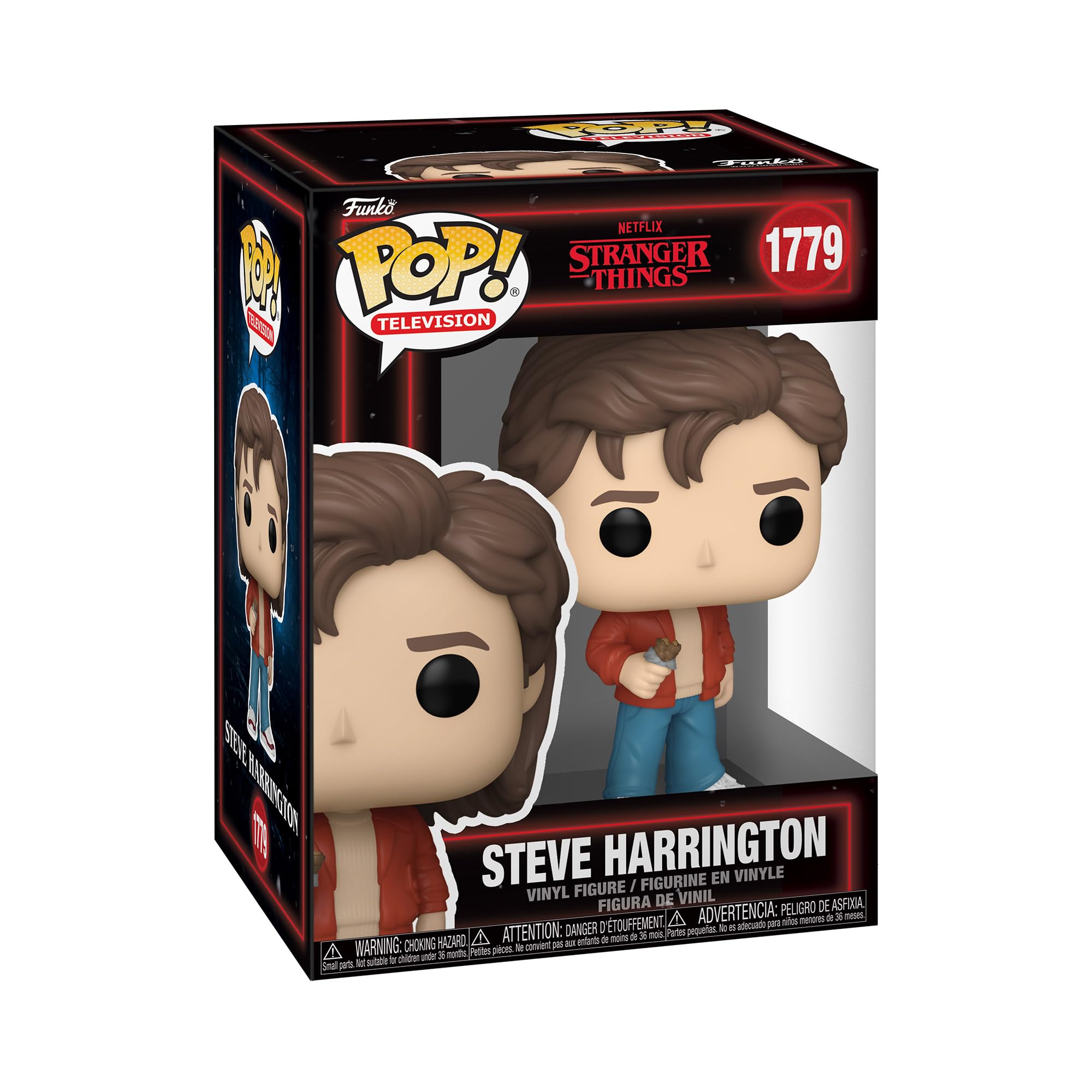 Funko Pop! TV: Stranger Things - Steve Harrington - Vinyl Figure to Collect - Gift Idea - Official Merchandise - Toys for Children and Adults - TV Fans - Model Figure for