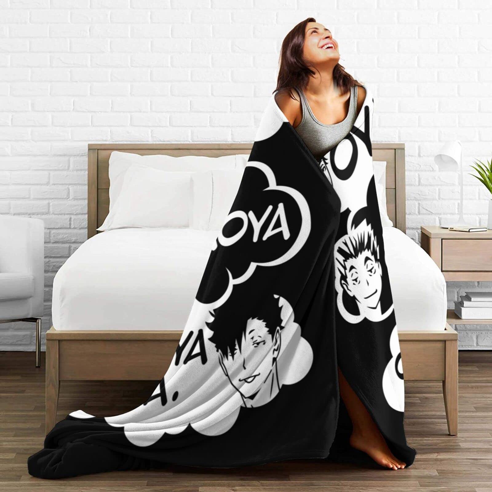 Amazon｜ブランケット ハイキュー (8) アニメ 毛布 ひざ掛け 軽量
