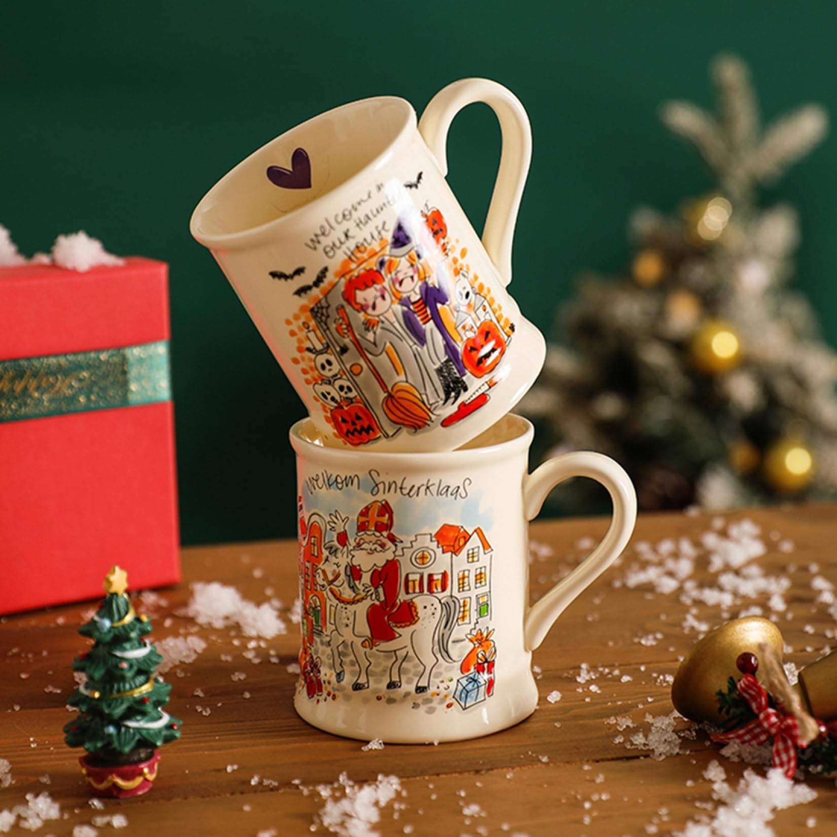 Amazon.co.jp: クリスマス マグカップ ペア おしゃれ 可愛い