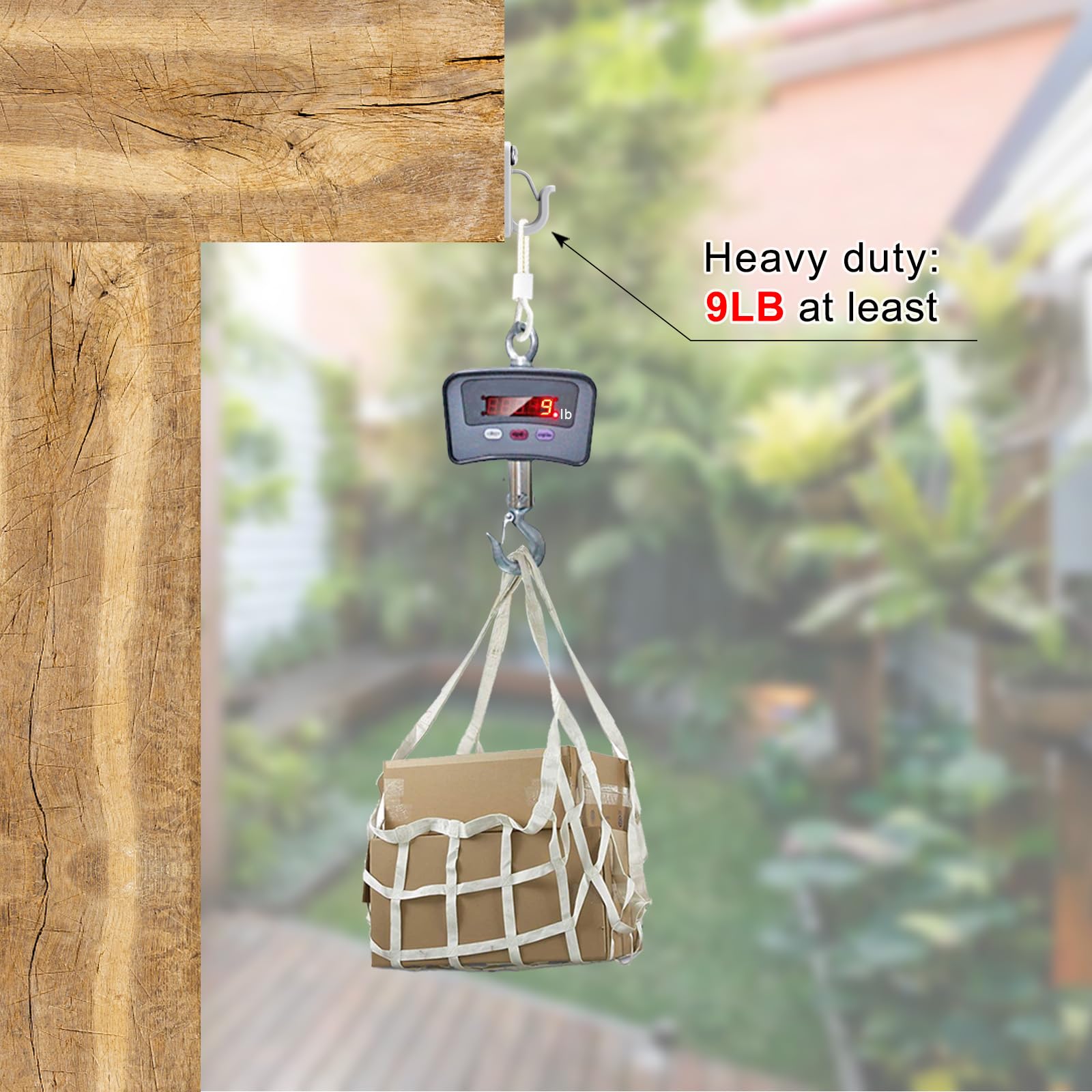 BeneLabel 20pcs Christmas Light Hook Screw-in Hanger for Outdoor Garden Hanging Plant String Wire, Cups - Image 3