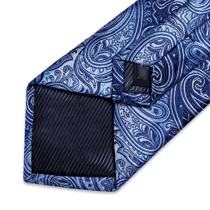 Corbata de seda para hombre y mujer 150 cm rayada miniatura 4