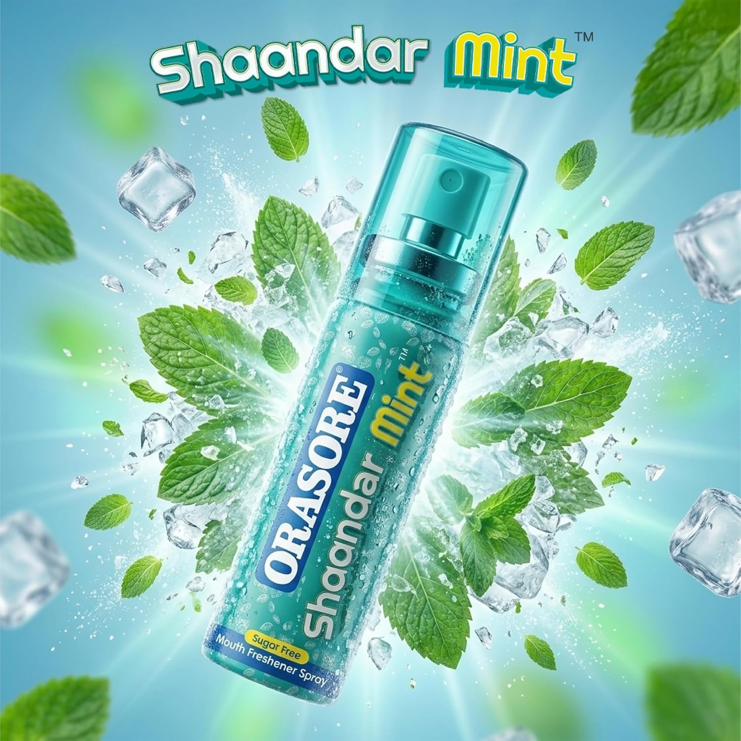 Orasore Whitening & Mint Spray Daily Duo | Whitening Toothpaste 120g & ShaandarMint Breath Freshener 15g | Nanohydroxapatite (nHAp) for Enamel Remineralizing 1