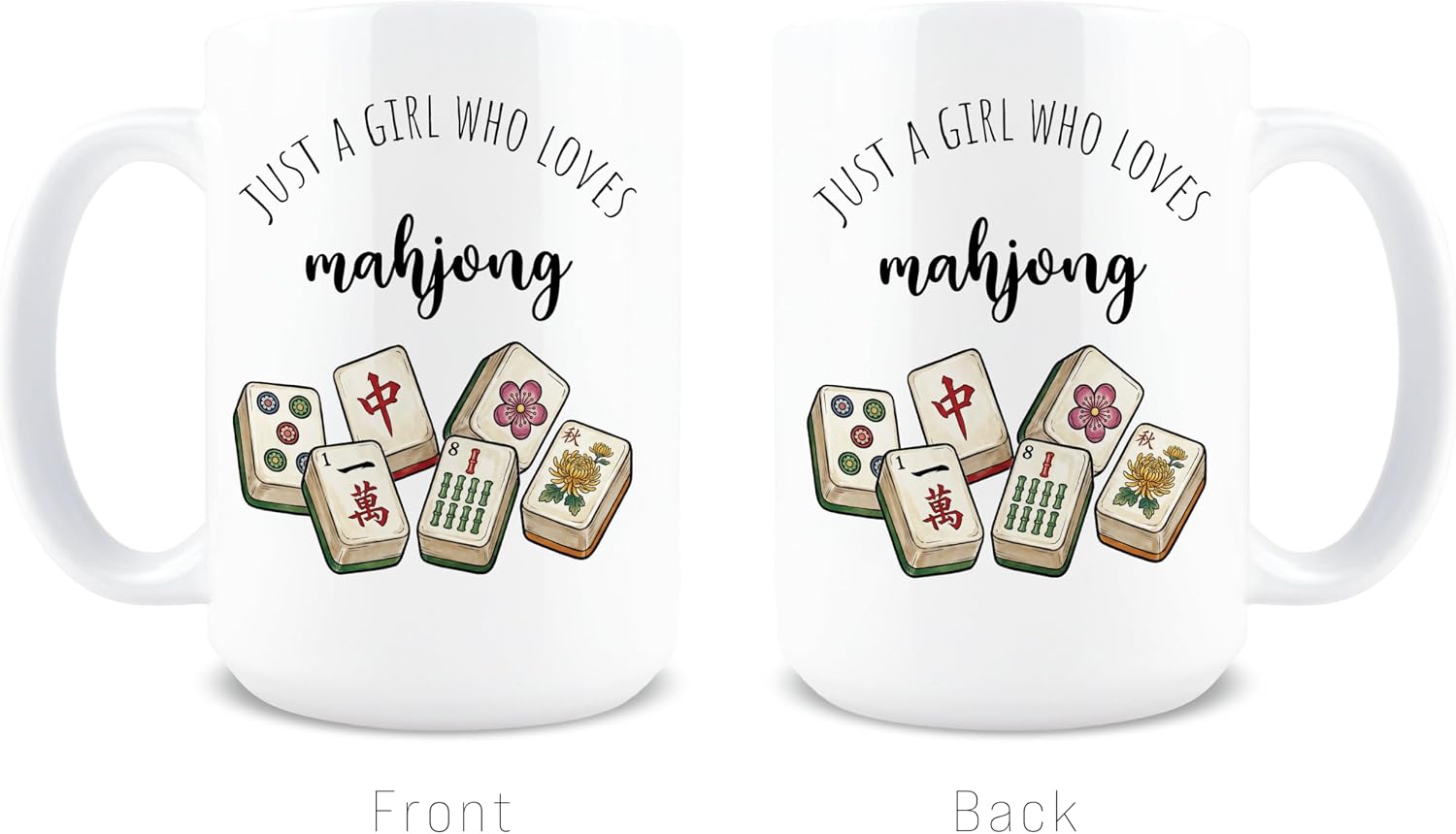 Mahjong Mug, Mahjong Gifts for Women, Mah Jongg Gifts, Fun Coffee Mugs, Mahjongg, 15oz Ceramic Coffee Cup, Funny Novelty Cup, Board Game Lover, Tile Game Lovers image 5