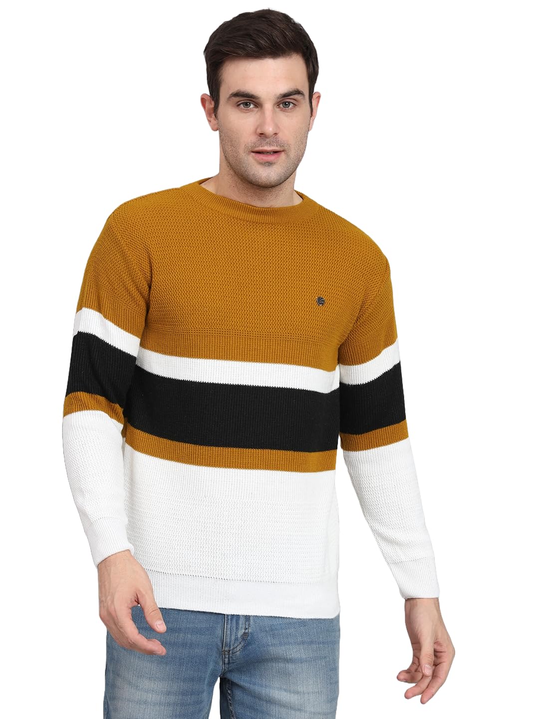 ewools winterwear Men's Woolen Striped Cardigan Sweaters-picture-53