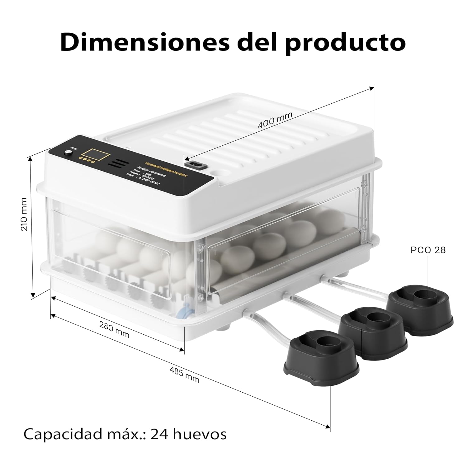 Incubator Dimensions
