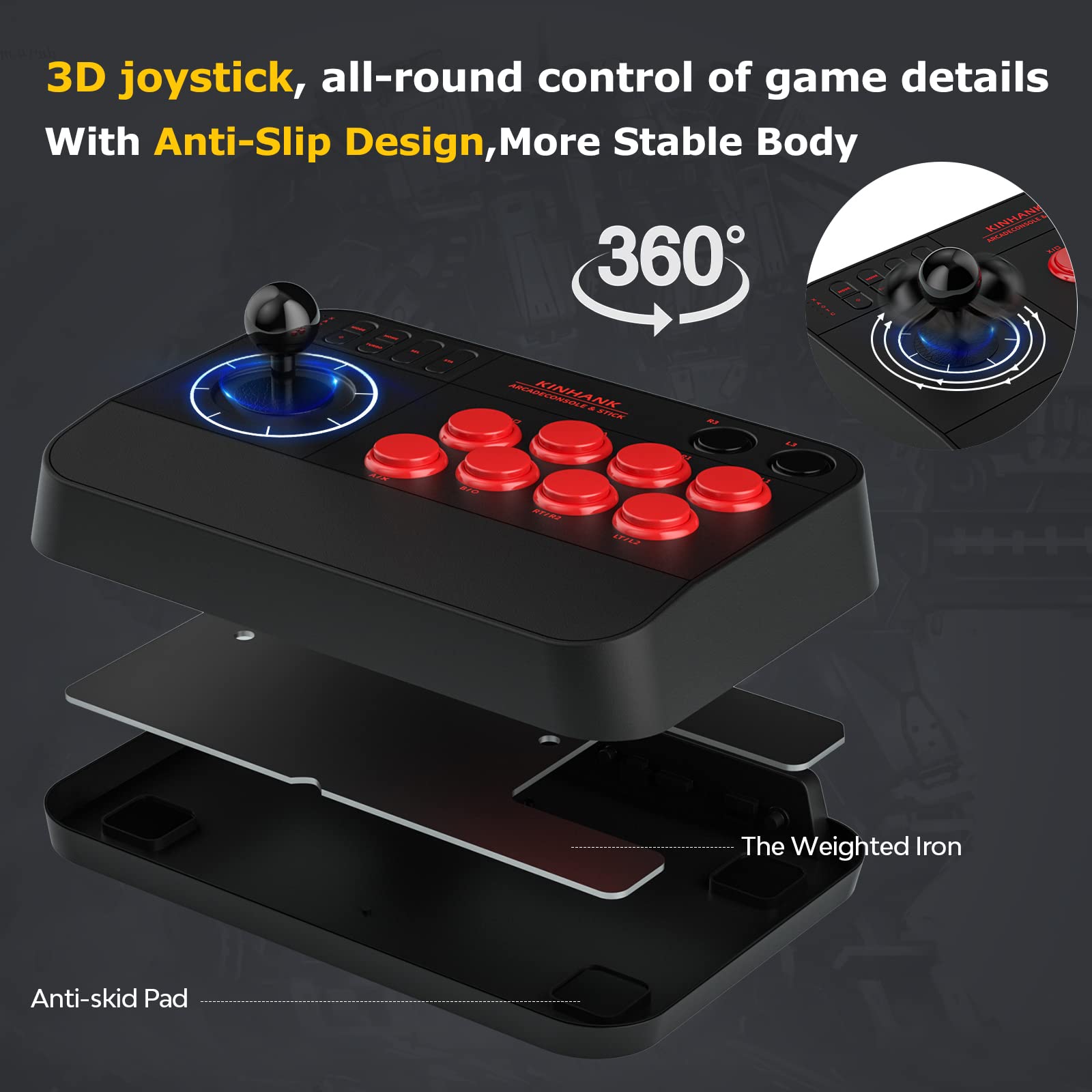 Amazon | Kinhank スーパーコンソール アーケードゲームコンソール