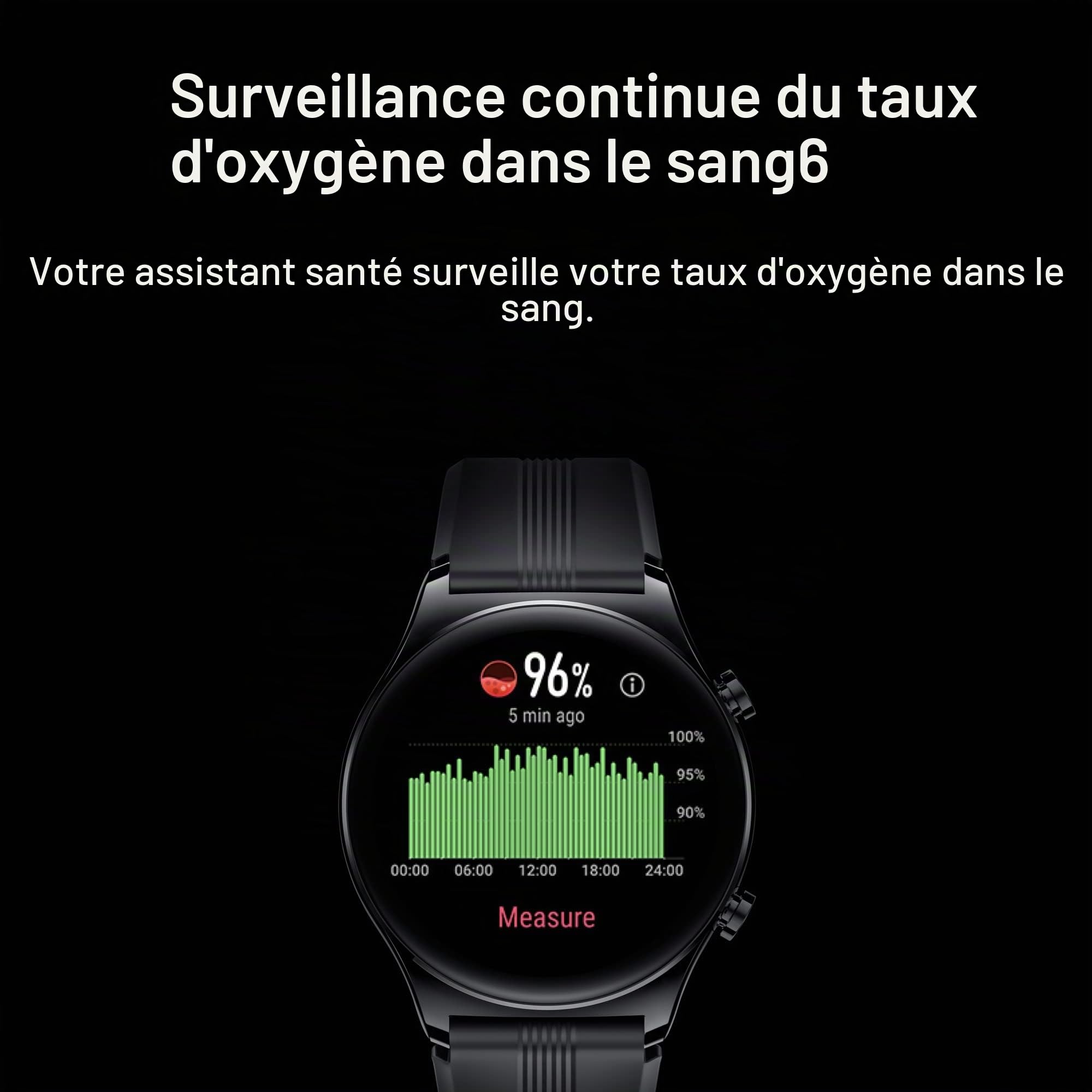 Honor MagicWatch 2, Montre Connectée avec Écran Tactile AMOLED 1,39", Autonomie de 14 Jours, GPS, Montre Fitness avec Mesure du Rythme Cardiaque, Sommeil et de SpO2, 5ATM Imperméable, Noir
