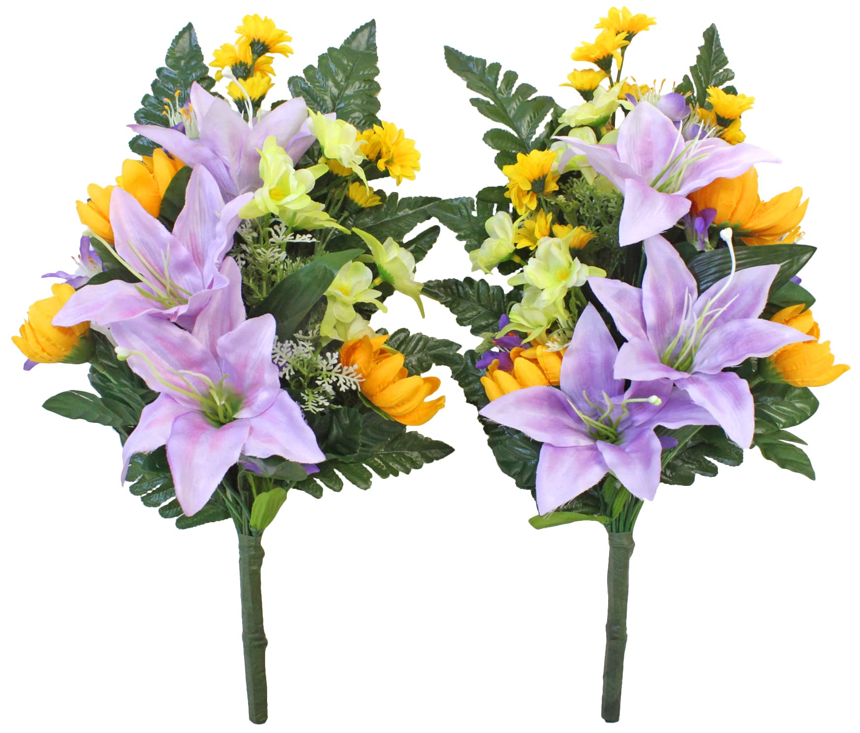 楽天市場】仏花 造花 紫ユリとガーベラの供花 単品（1束） お墓用 お