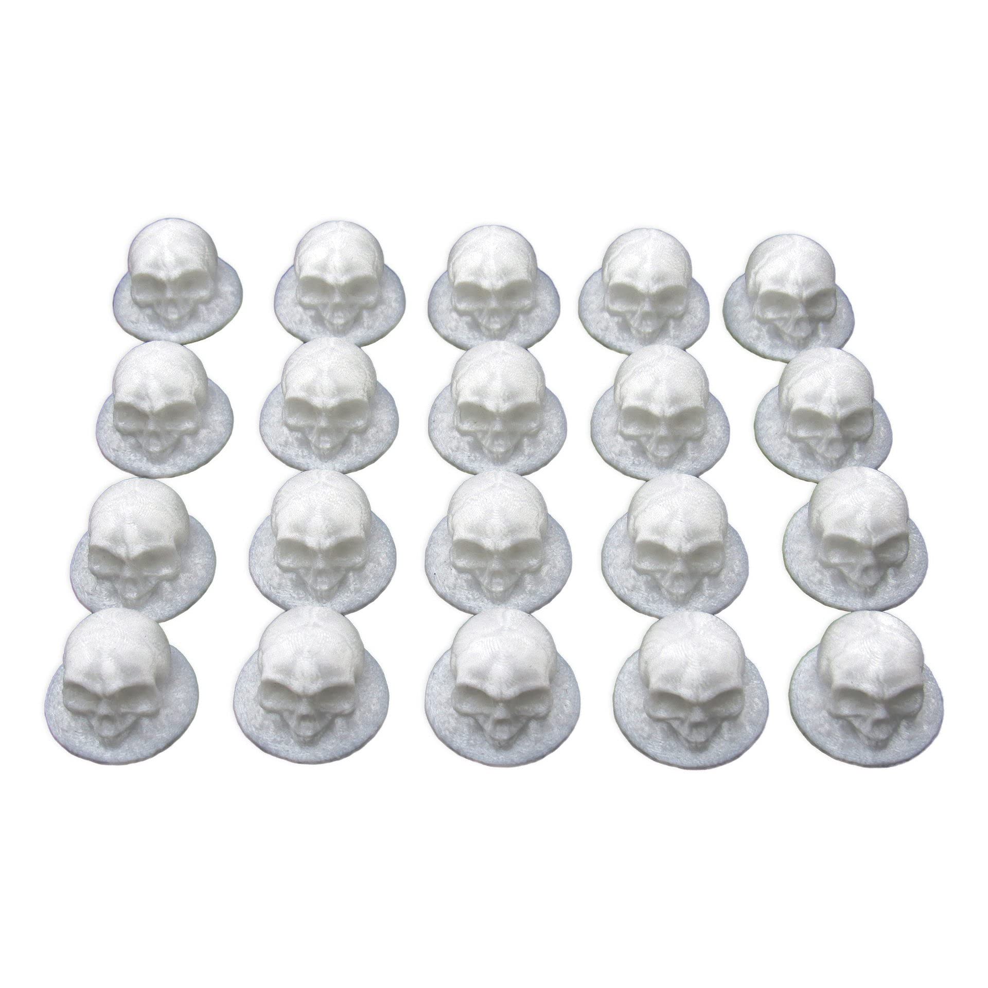 EnderToys Skull Tokens, Wound Counters for Tabletop, Paintable 3D Printed Board Game Accessories